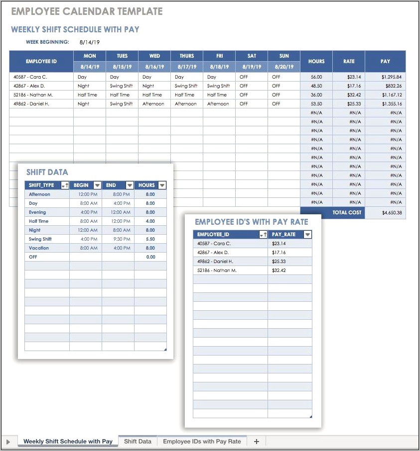 Simple Payroll Form For Employees Templates Free