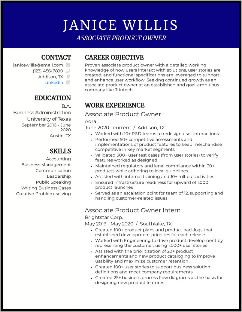 Skills And Competencies Resume Sample