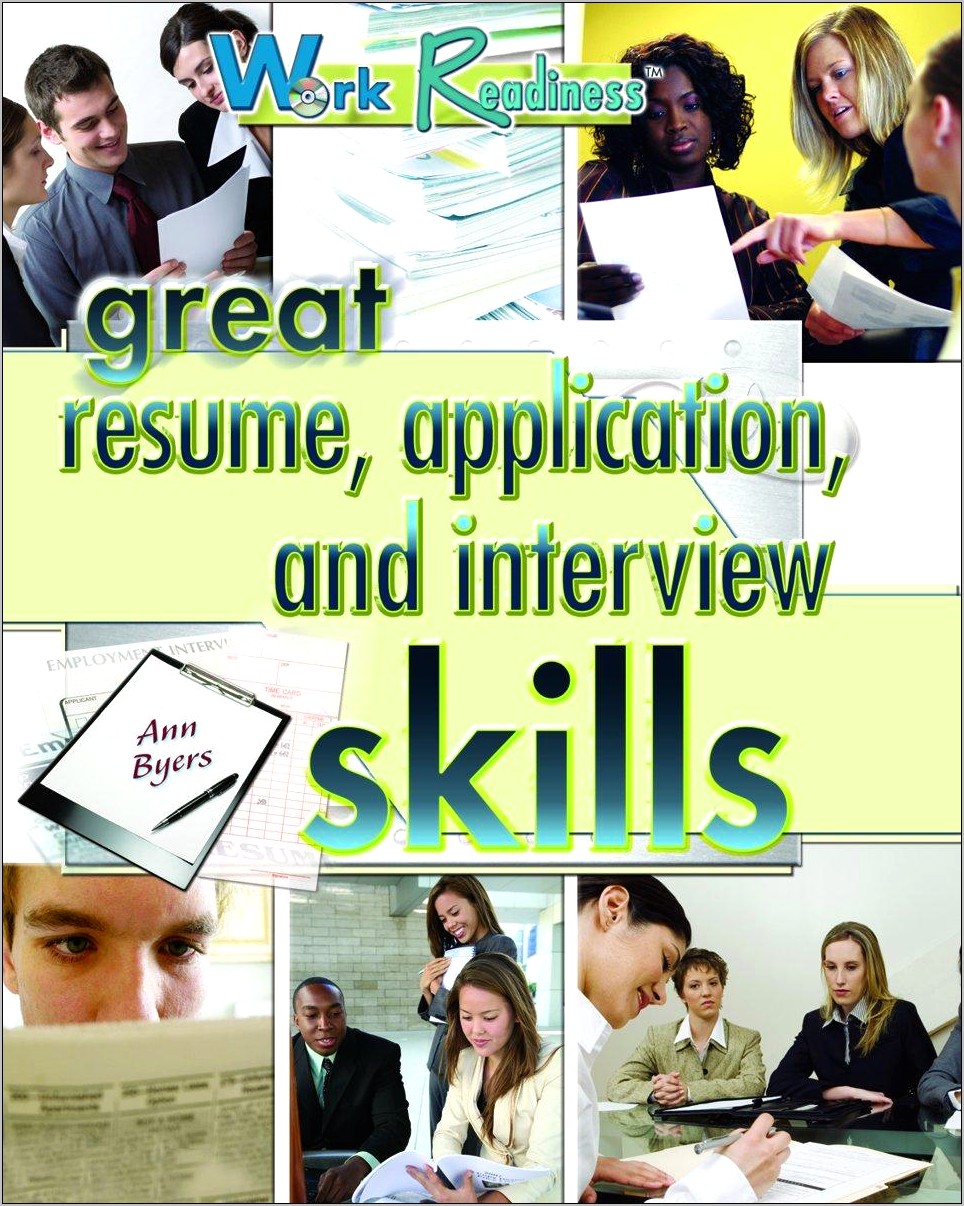 Skills For Application On Resume