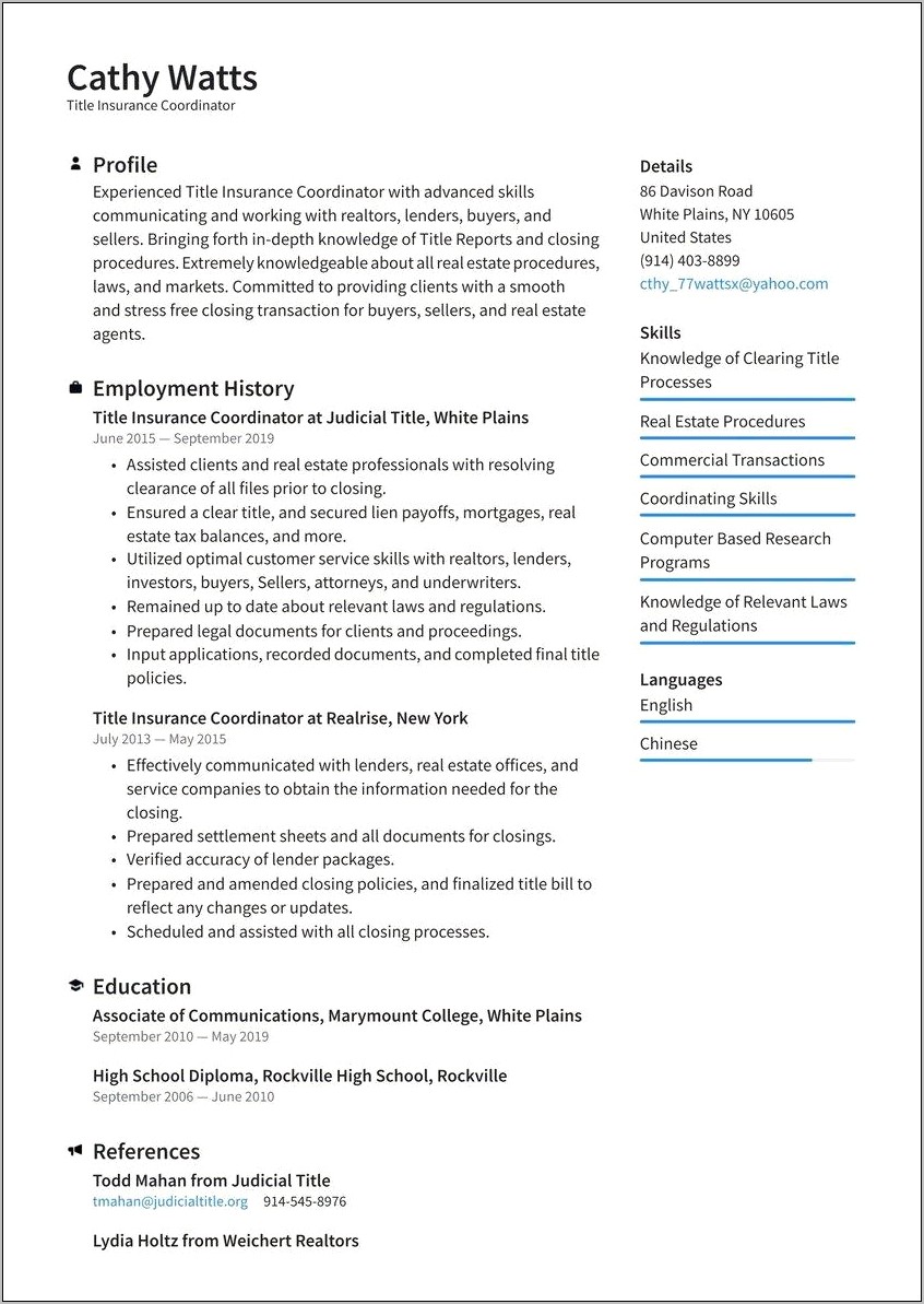 Skills For Marketing Coordinator Resume