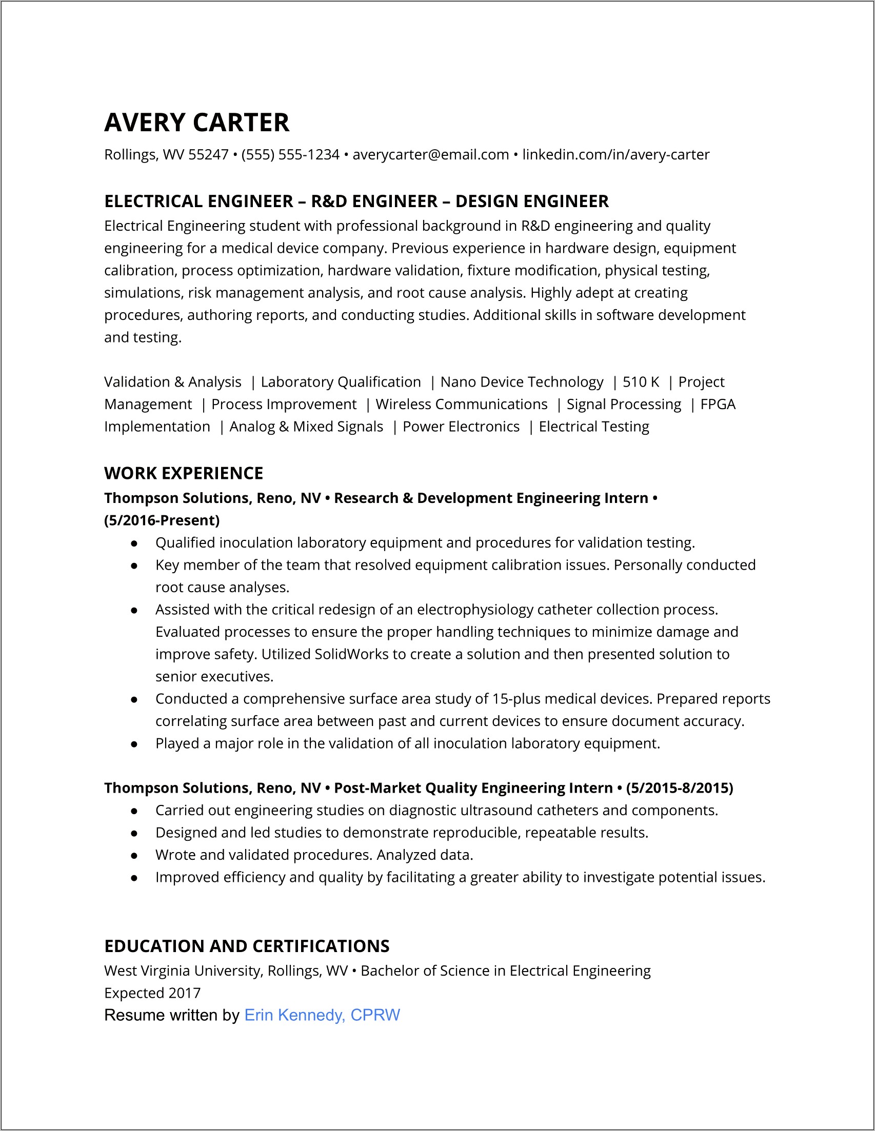 Skills For Resume Civil Engineering