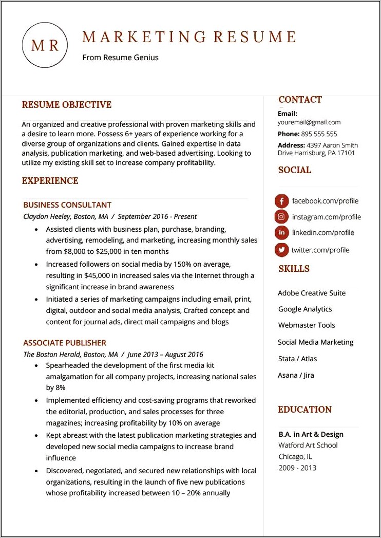 Skills On A Sales Resume