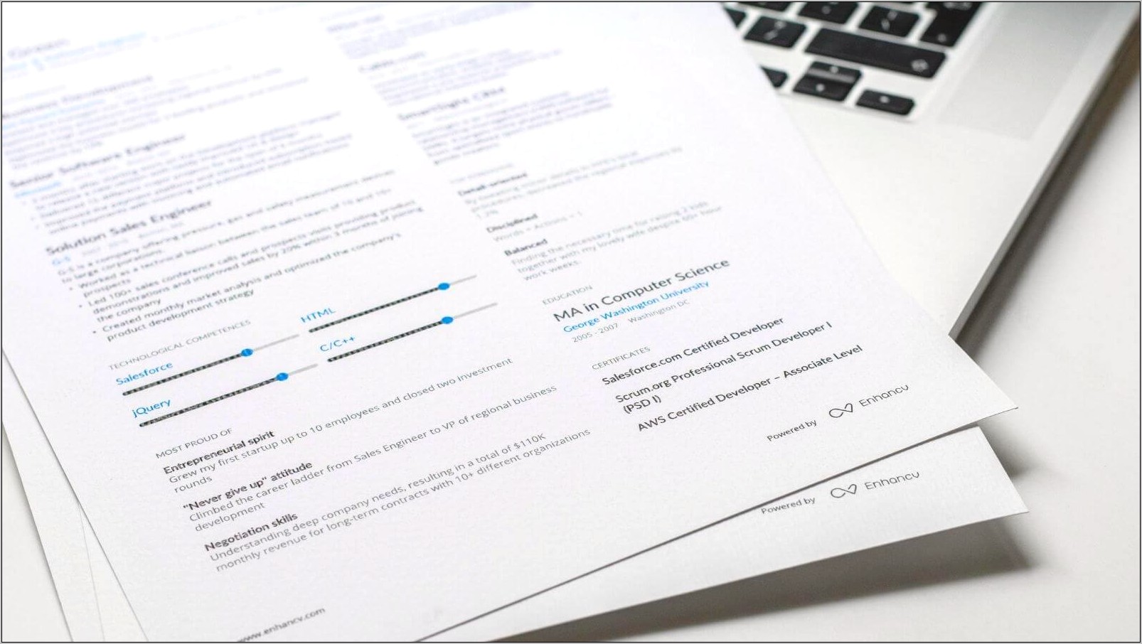 Skills Section Of Resume Science