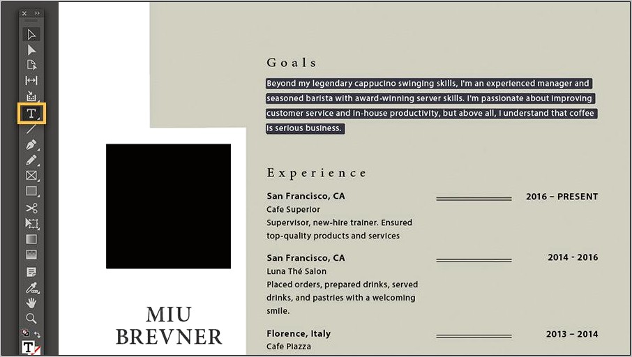 Skills Section On Resume Design