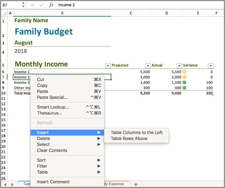 Small Business Expense Spreadsheet Template Free Numbers