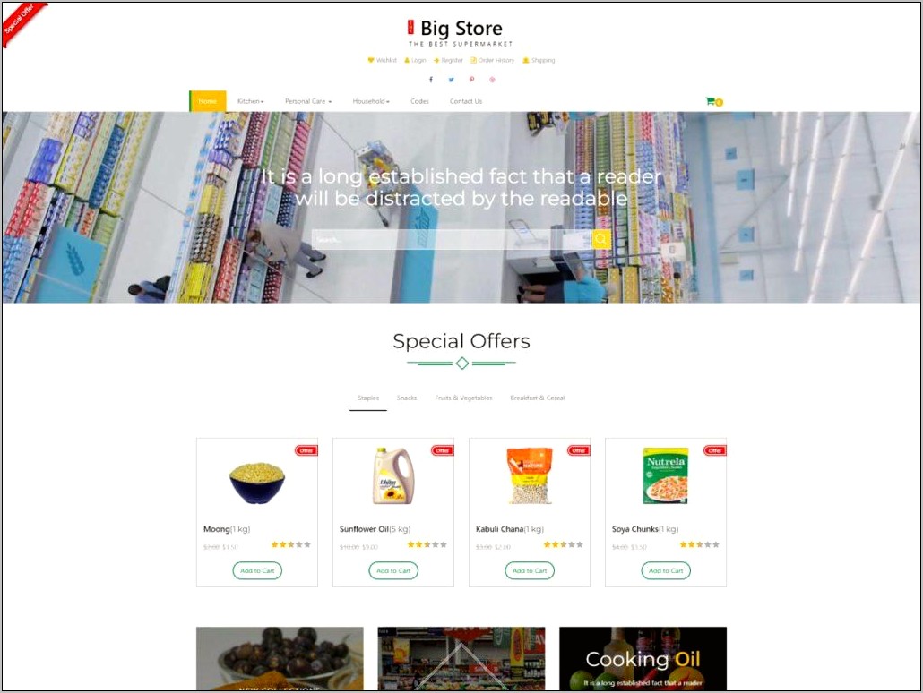 Smartshop Responsive Ecommerce Html Template Free Download