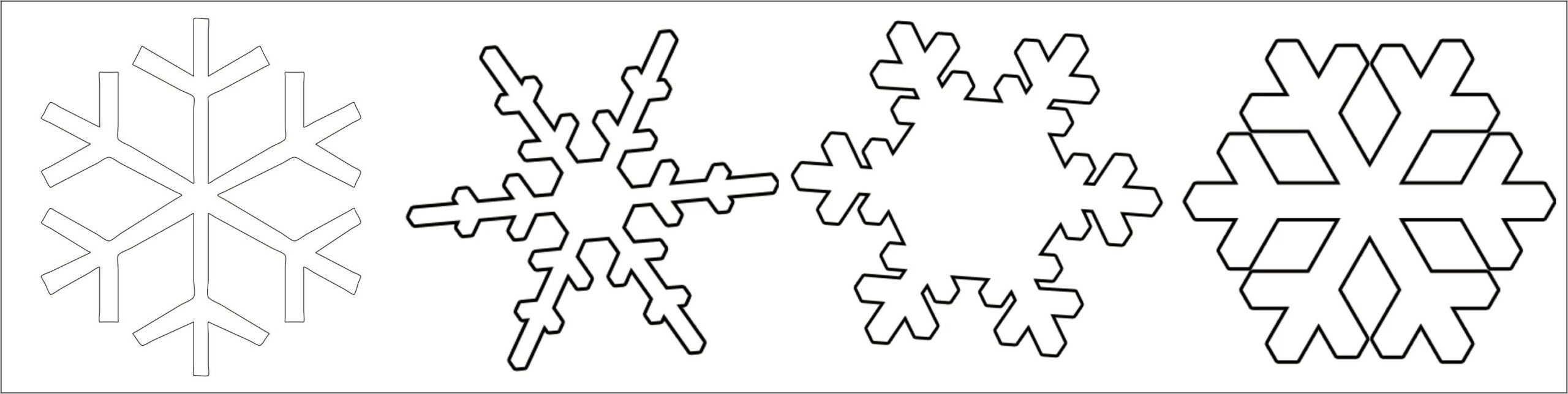 Snowflake String Art Free Printable Pattern Template