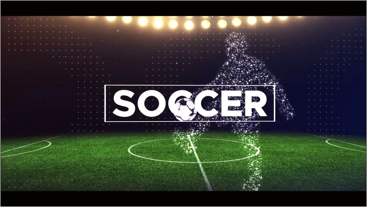 Soccer Ball Opener Free After Effects Template