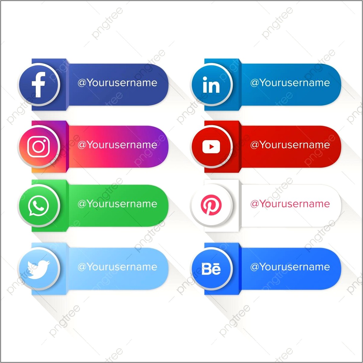 Social Media Lower Thirds Templates Free Download