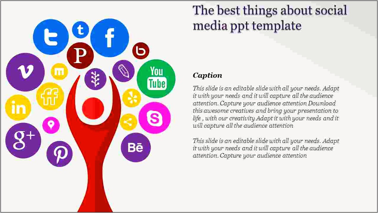 Social Media Marketing Ppt Template Free Download Effects