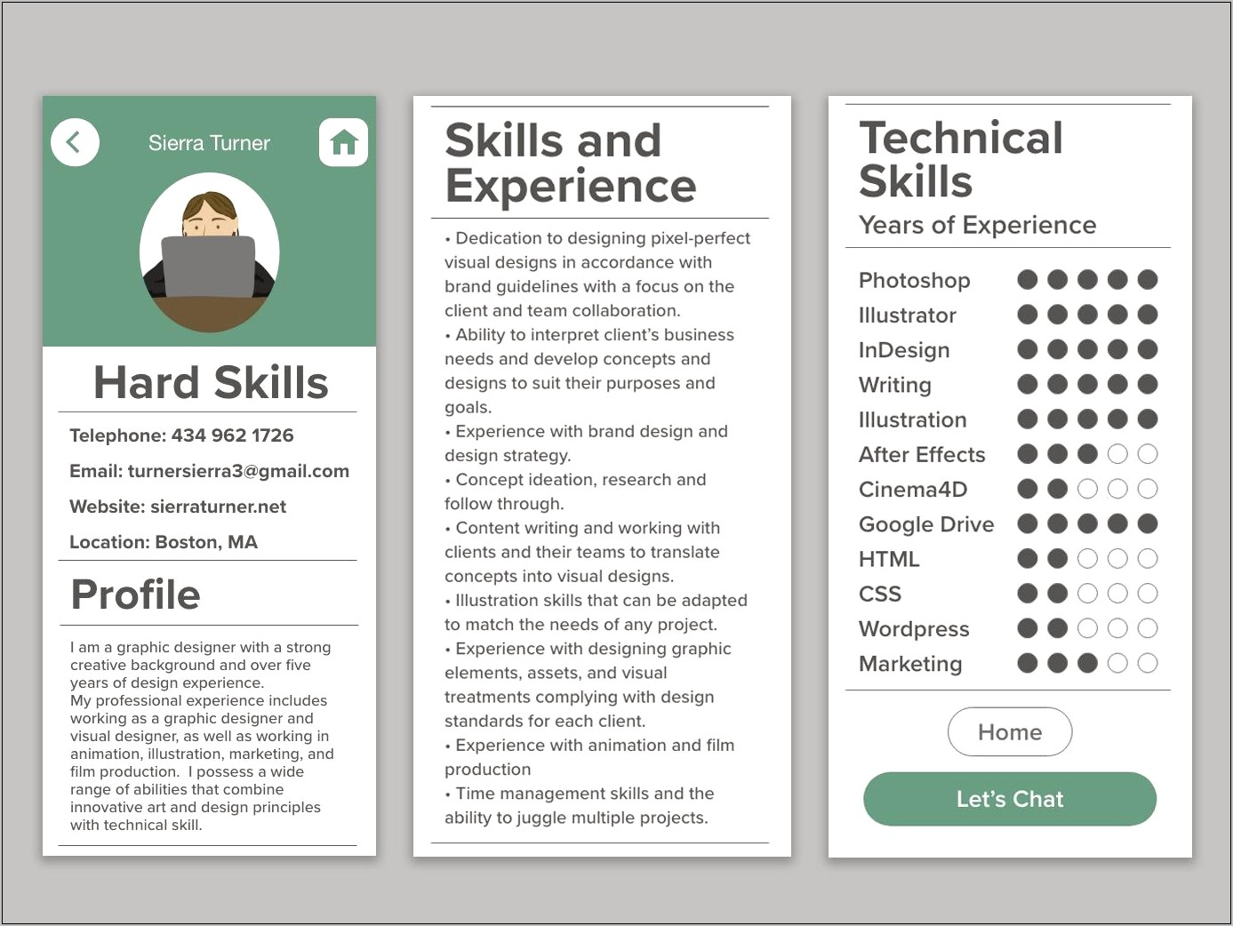 Soft And Hard Skills Resume