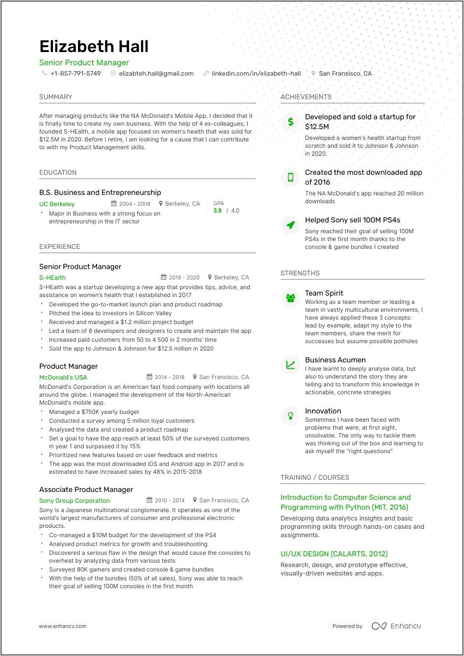 Software Product Manager Resume Skills