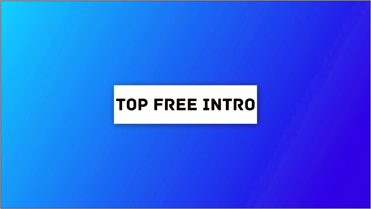 Sony Vegas Pro 11 Free Intro Templates Download