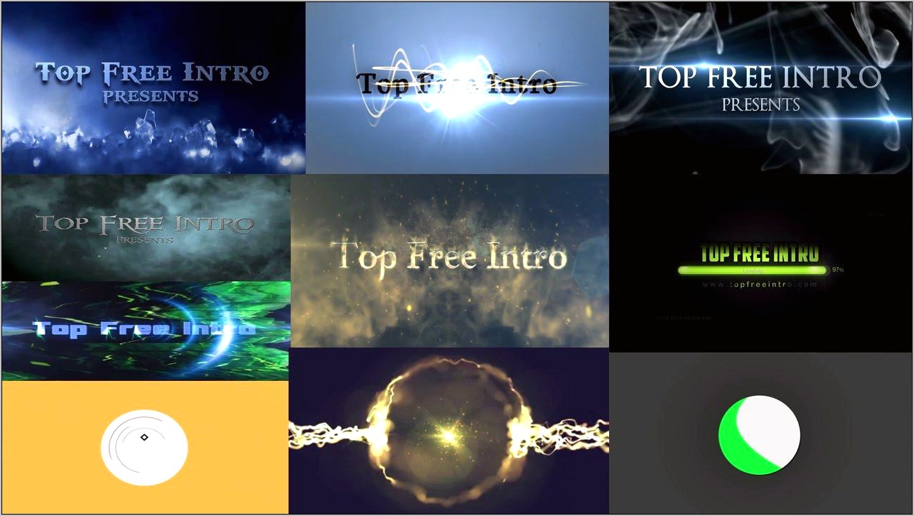 Sony Vegas Pro Templates Pack Free Download