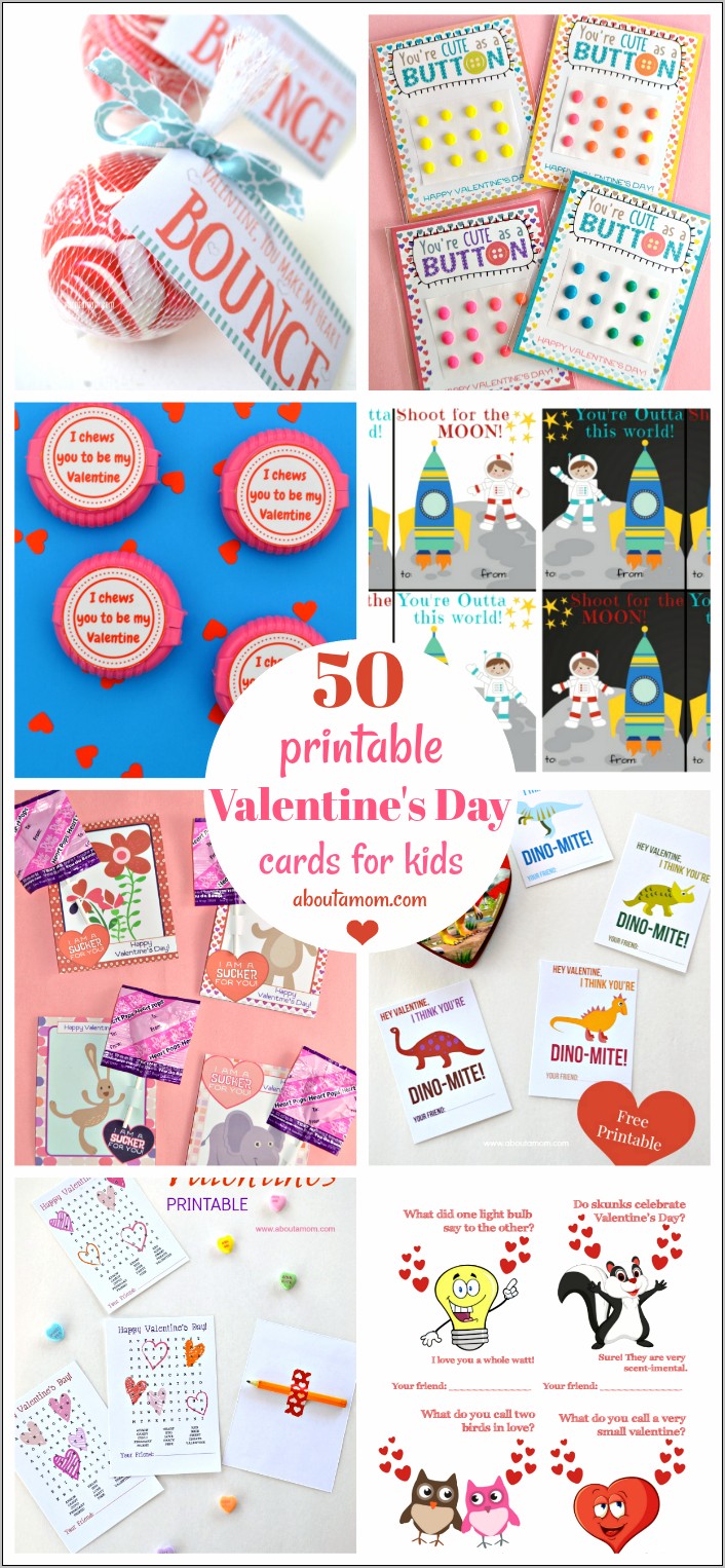 St Valentine's Day Cards Templates Free