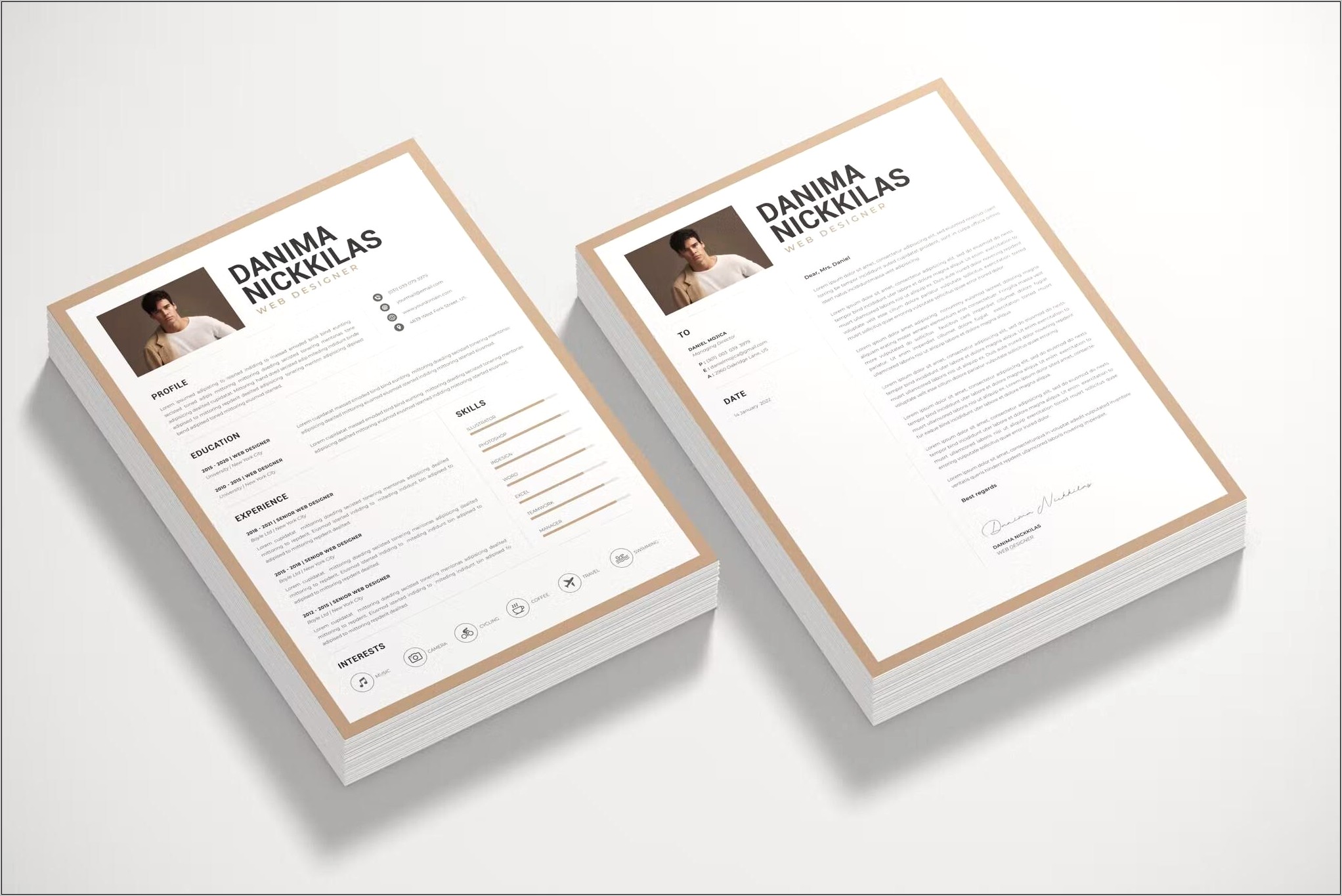 Stand Out Resume Template Free