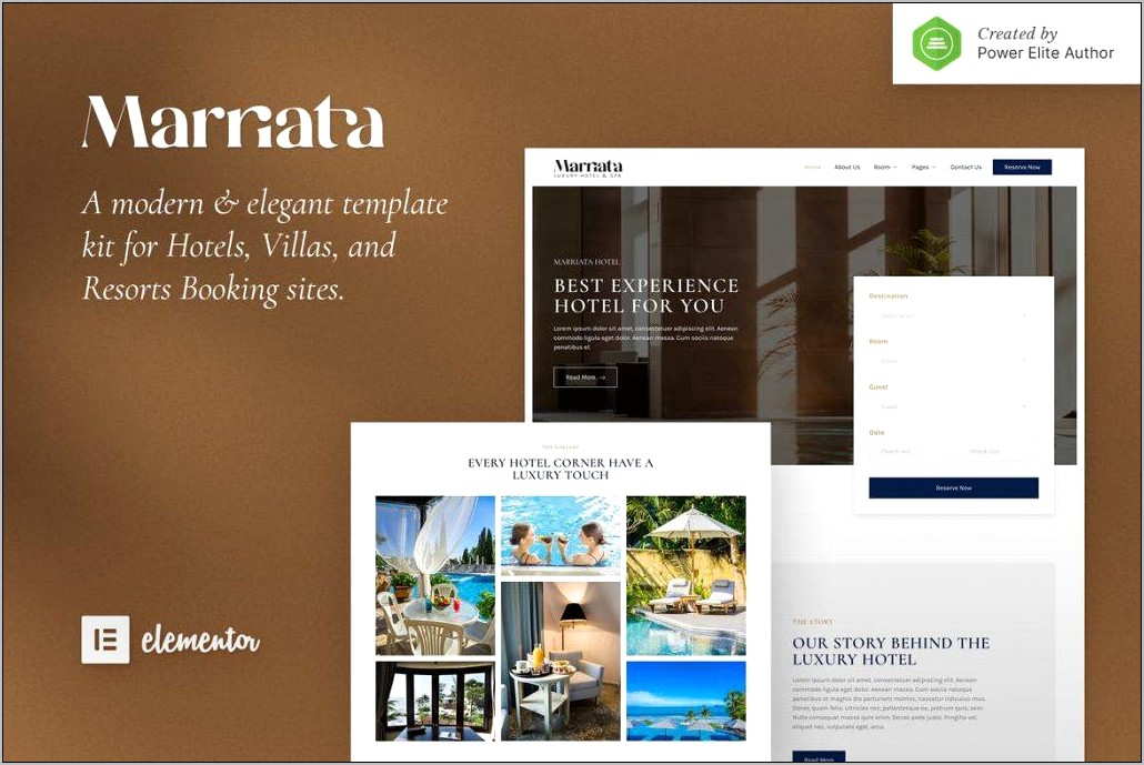 Starhotel Responsive Hotel Booking Template Free Download