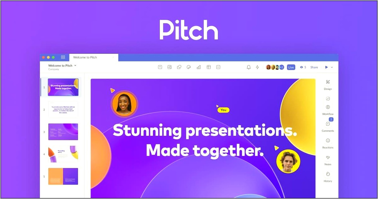 Startup Pitch Deck Simple Templates Free Download