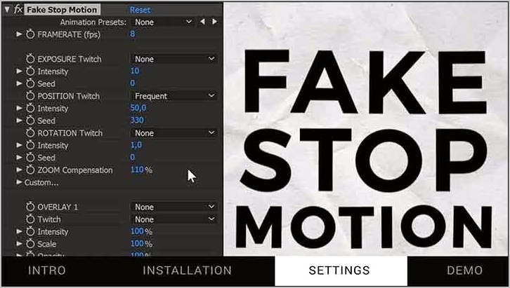 Stop Motion Photos After Effects Template Free Download