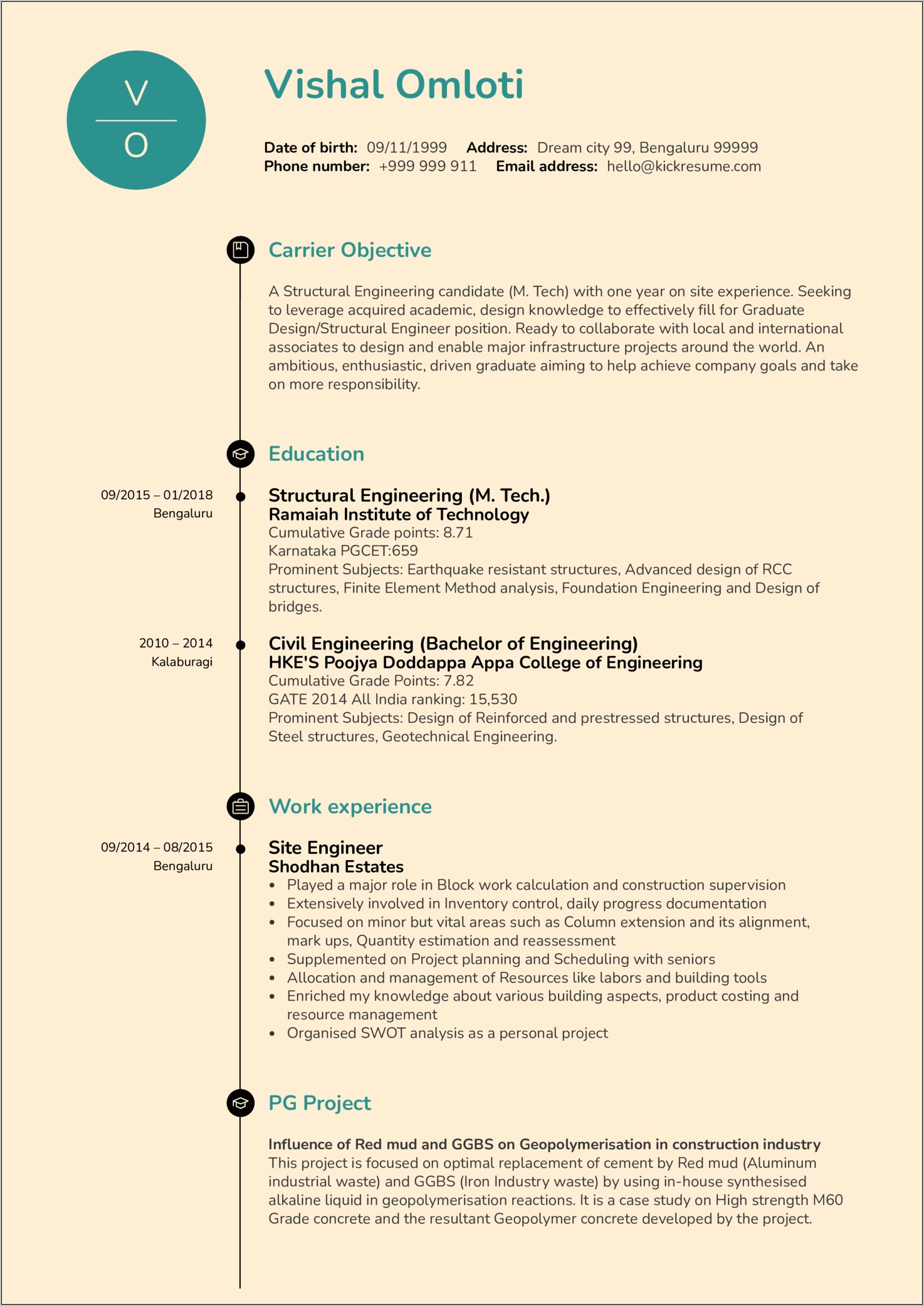 Structural Engineer Sample Resume Edu