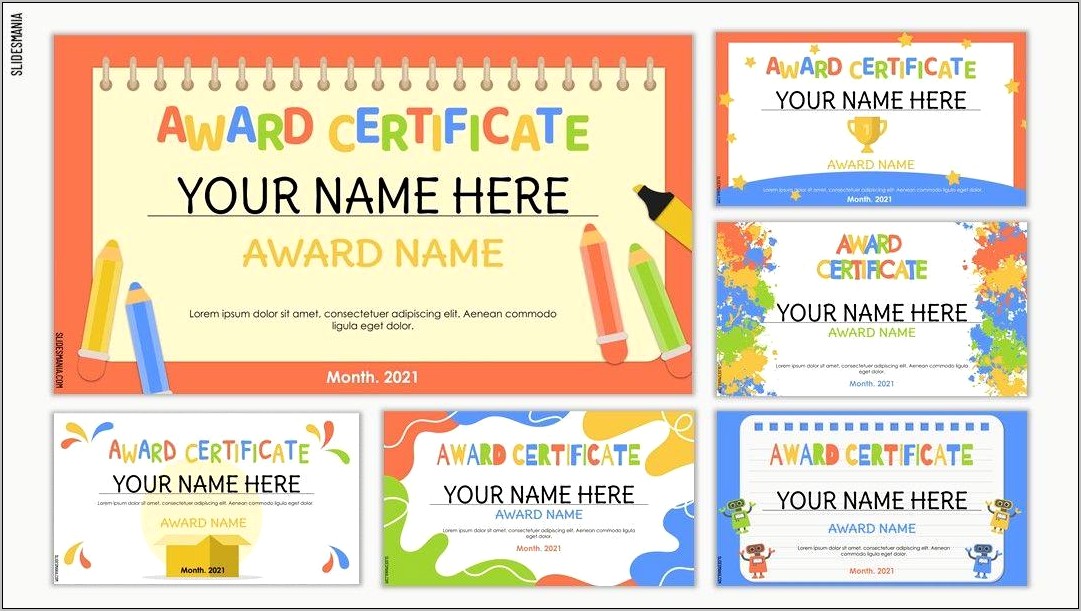 Student Of The Month Certificate Free Template