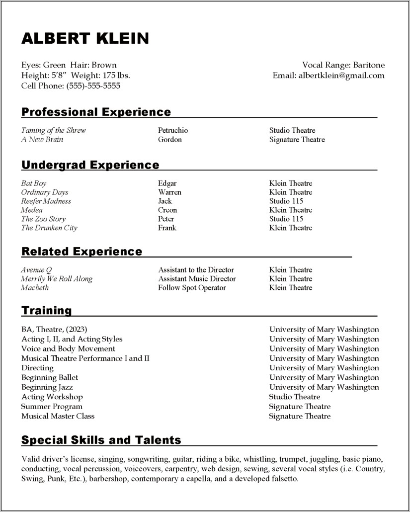 Success Stories Examples For Resumes