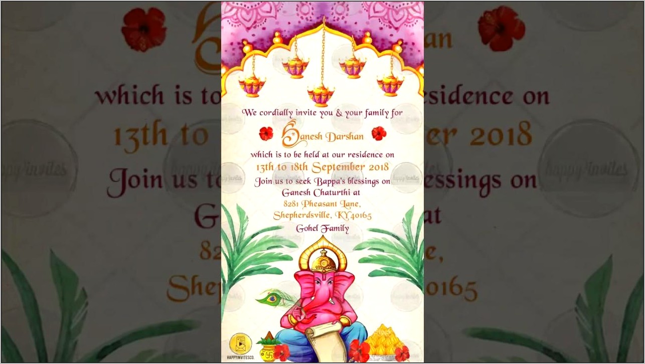 Sukhmani Sahib Path Invitation Cards Template Free Download