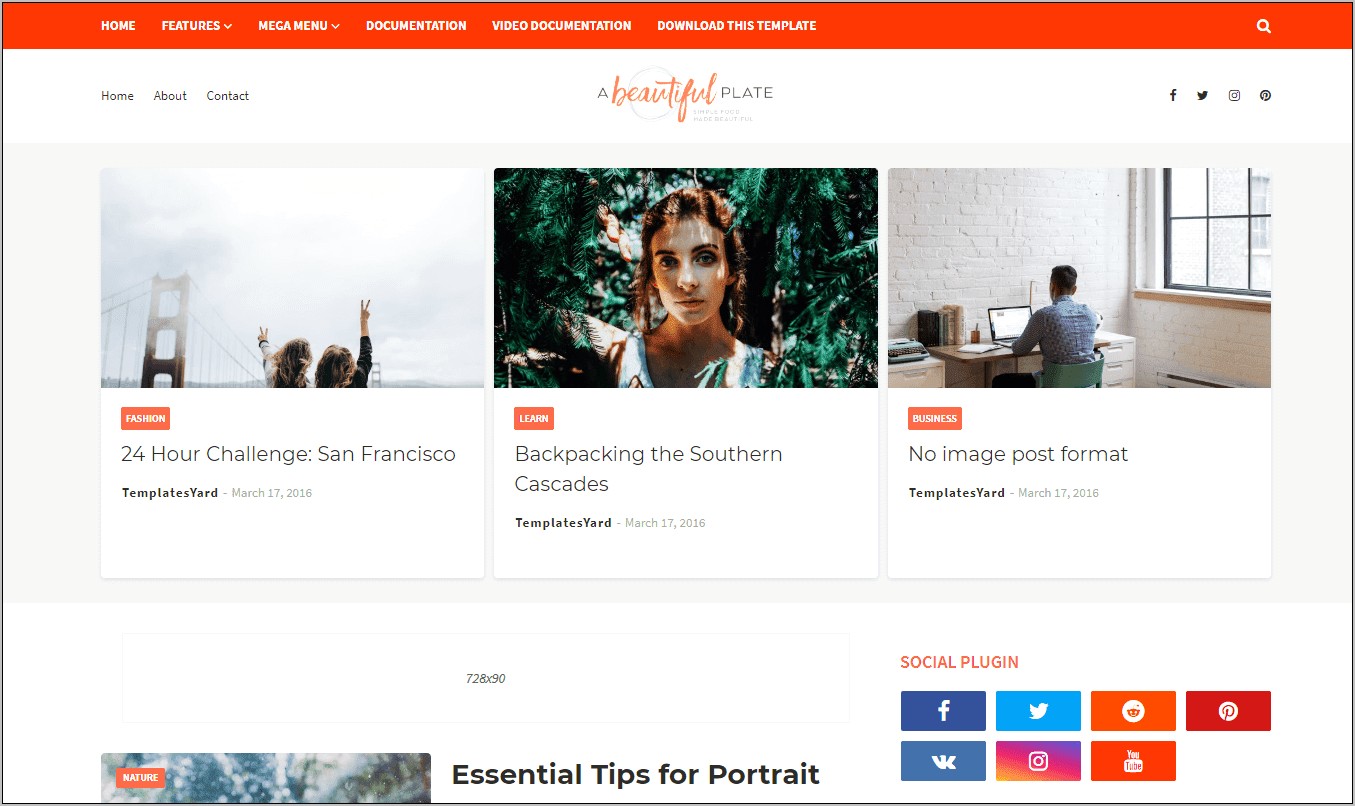 Super Gallery Premium Blogger Template Free Download