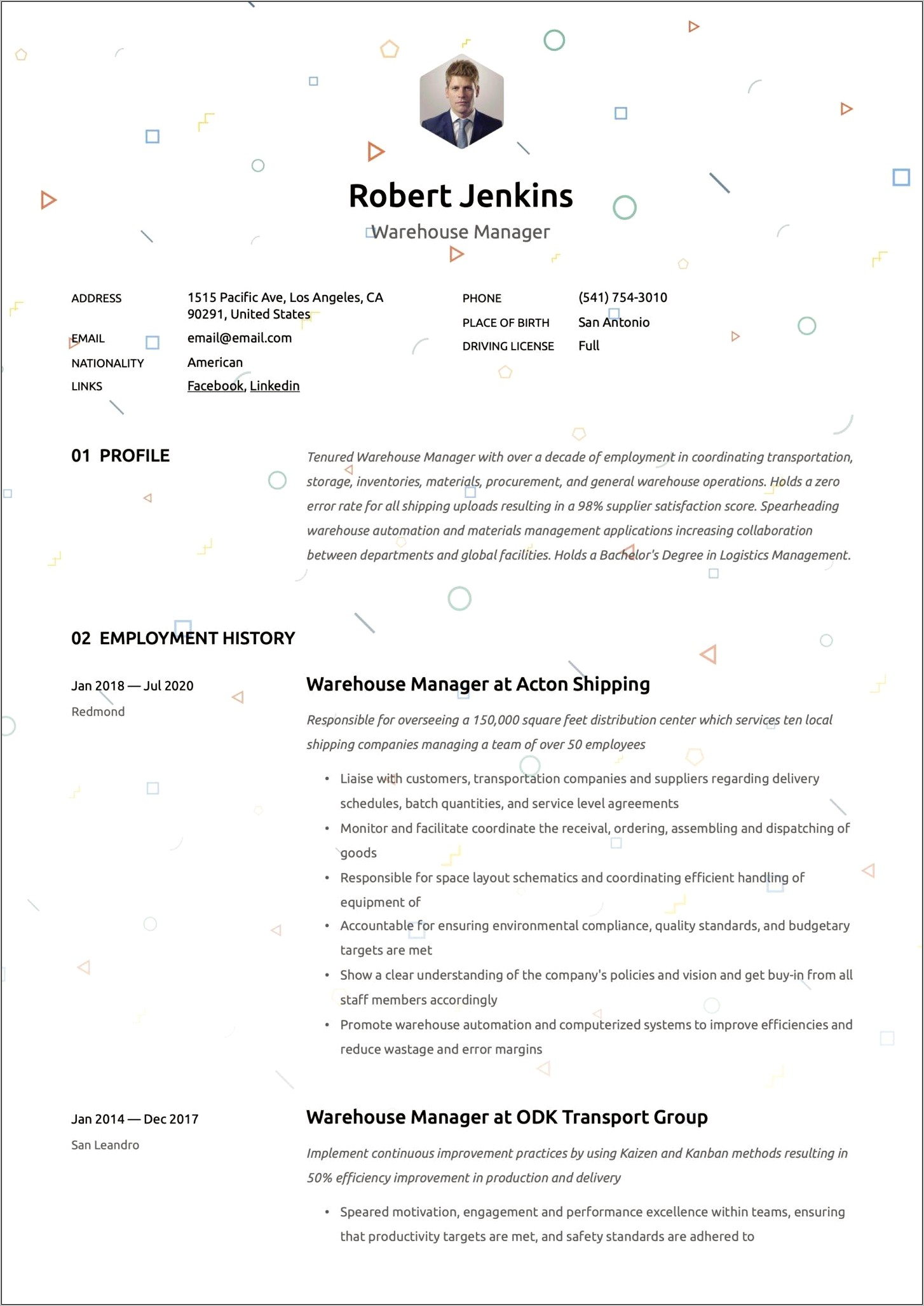 Supplier Quality Manager Resume Pdf