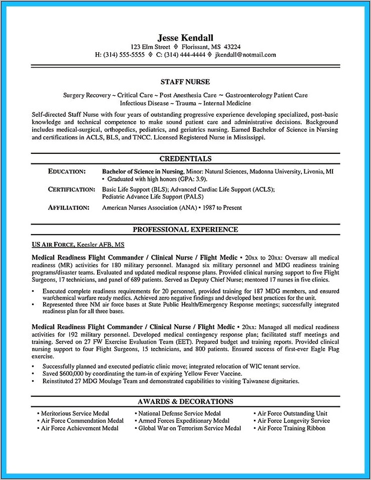 Support Causes In Resume Examples