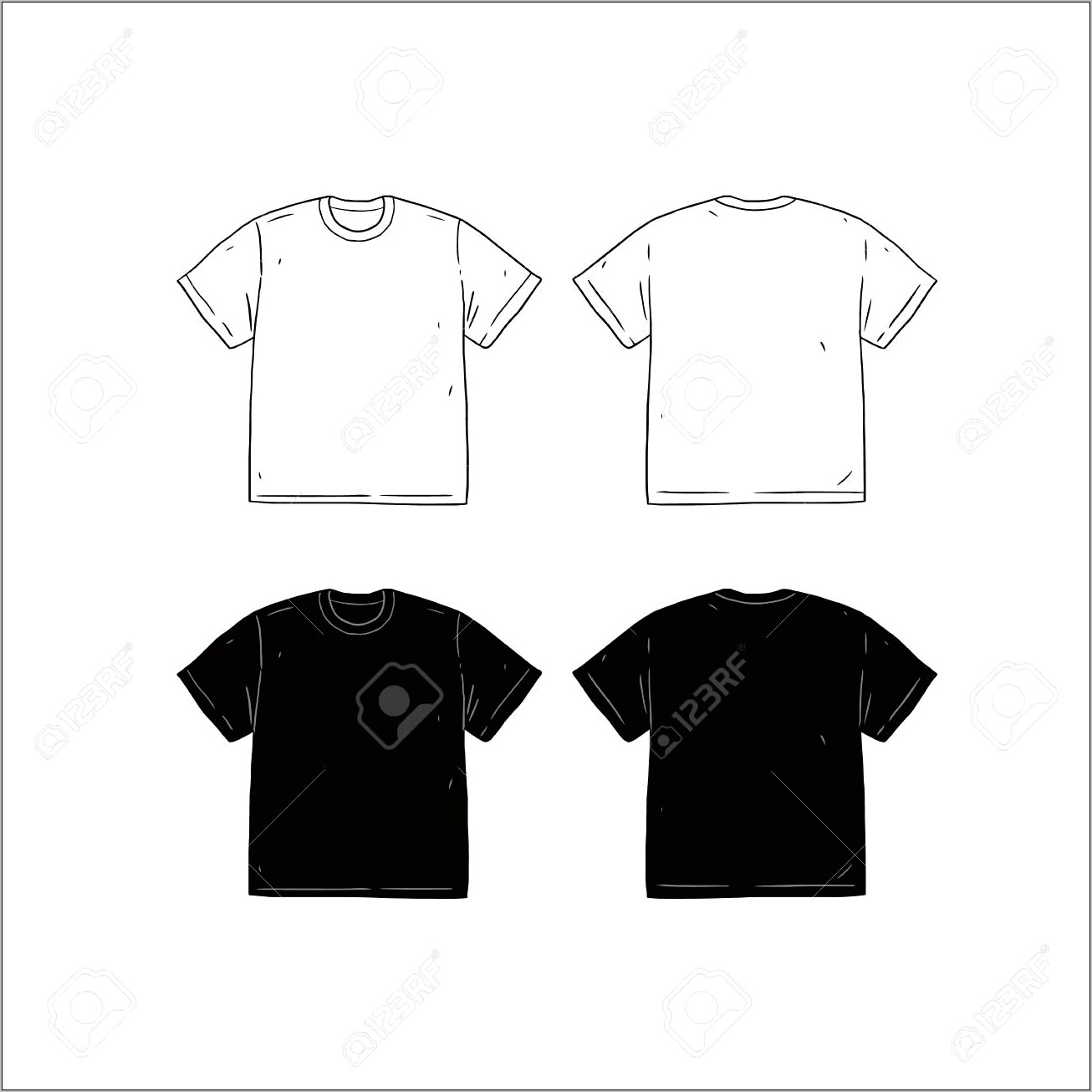 T Shirt Design Template Illustrator Free With Measurements