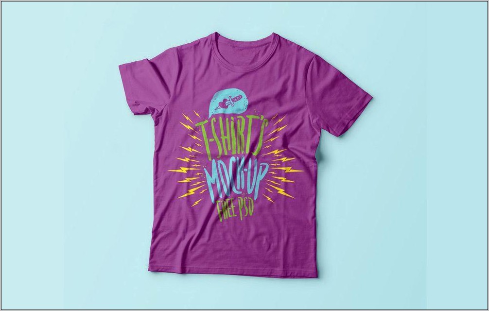 T Shirt Template Illustrator Free With Brand Colors