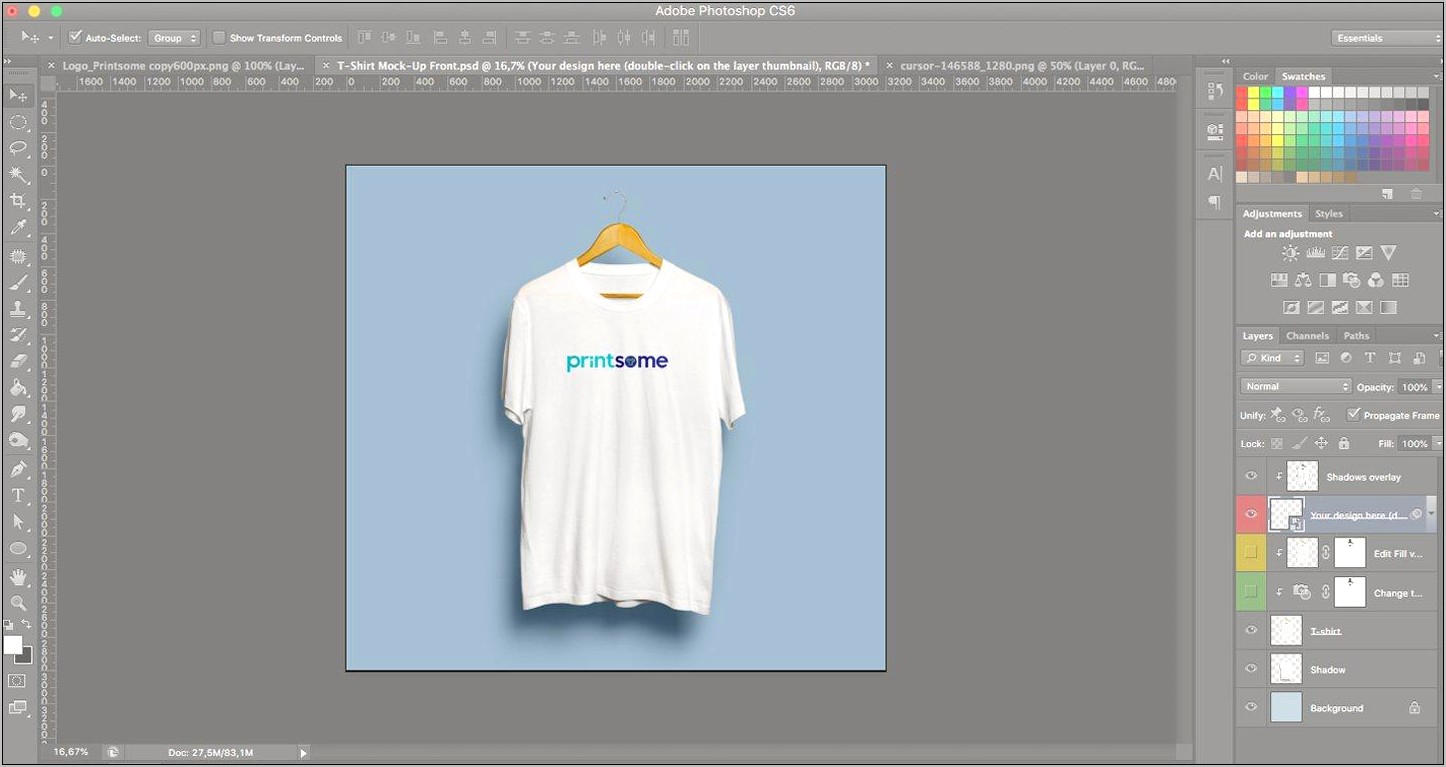 T Shirt Templates For Photoshop Download