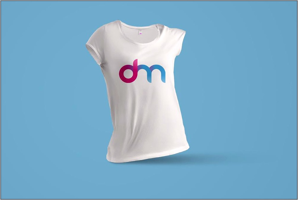 T Shirt Women Mockup Template Free Download