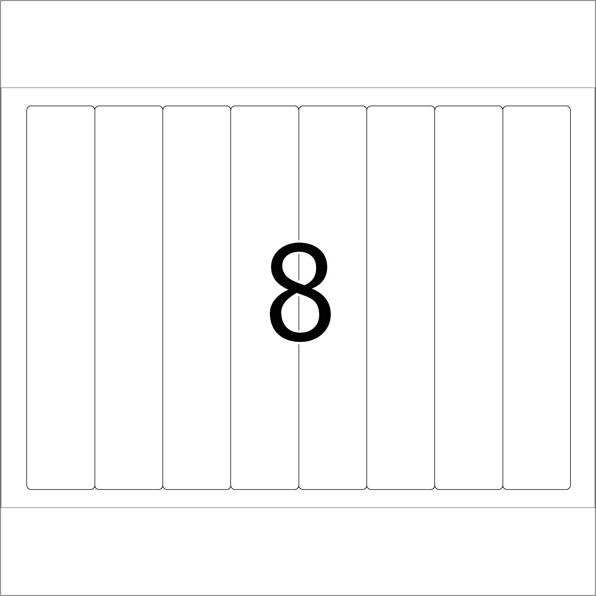 Table Number Template Word Free 2.5 Inch