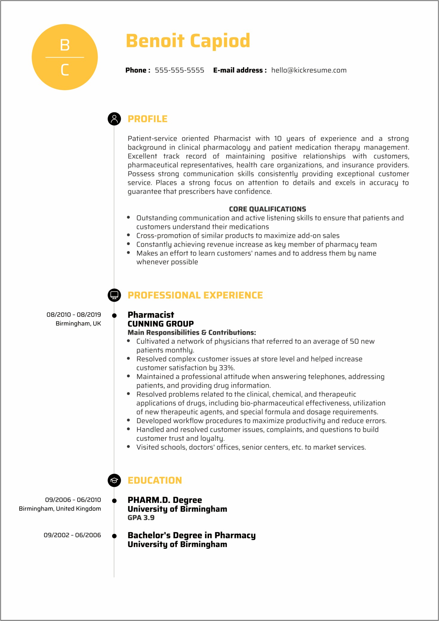 Target Pharmacy Technician Resume Examples