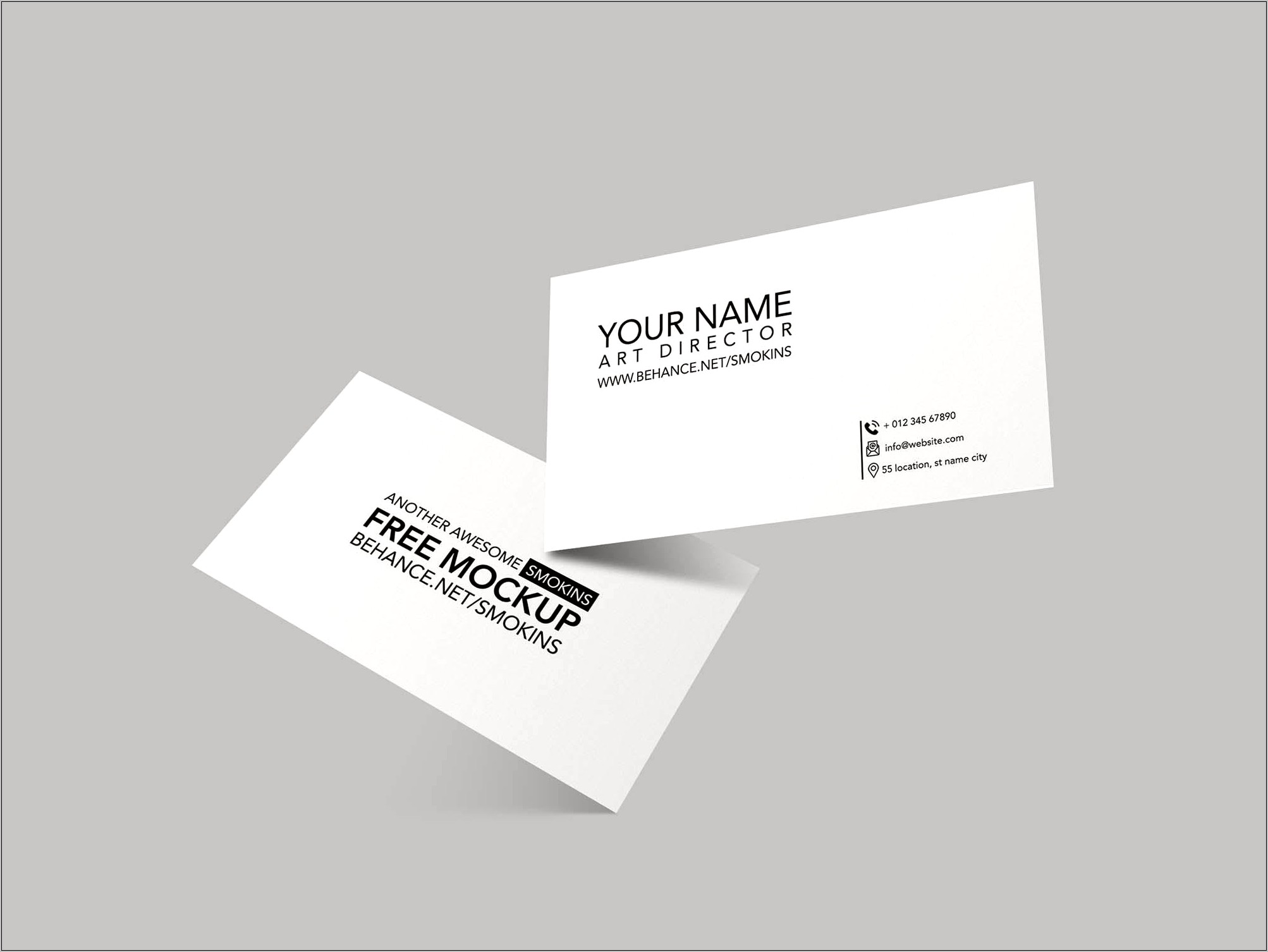 Tattoo Artist Business Card Psd Template Free