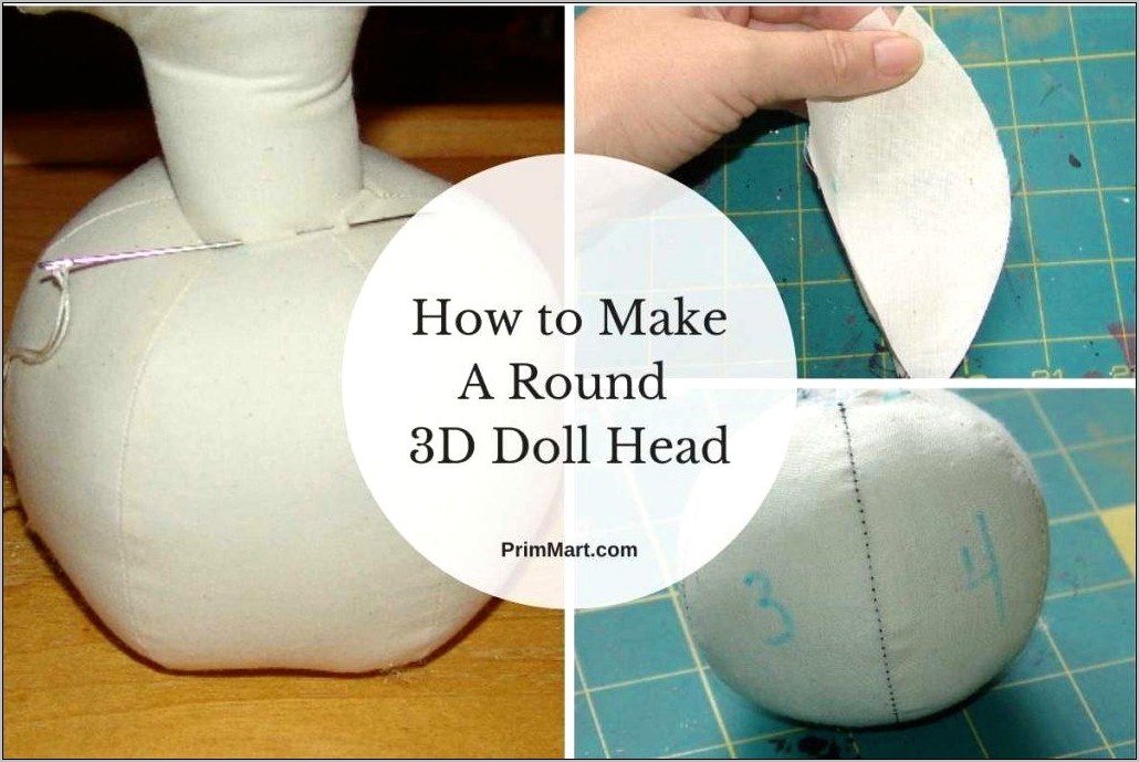 Template For A Round Doll Head Free