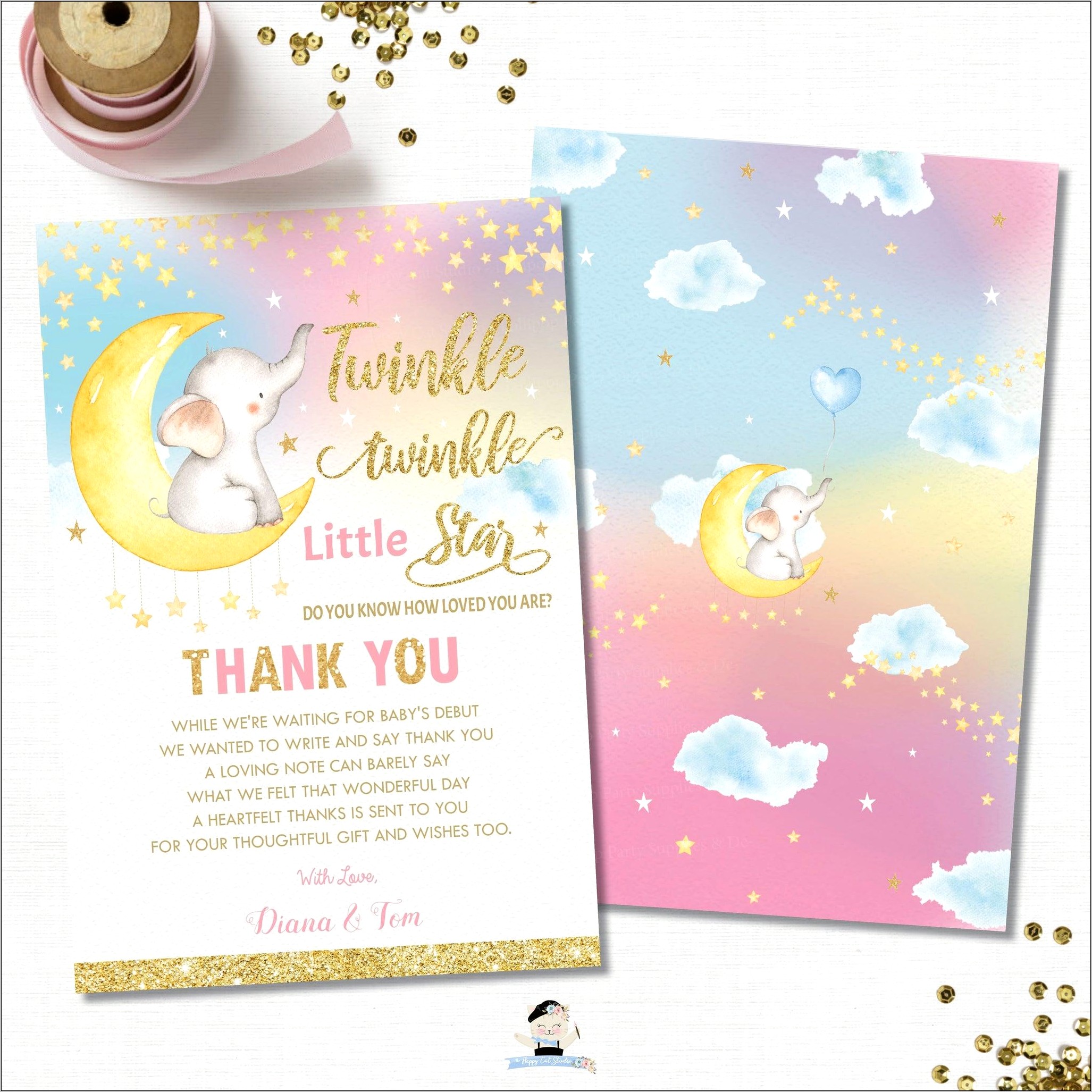 Template For Baby Shower Small Gift Free