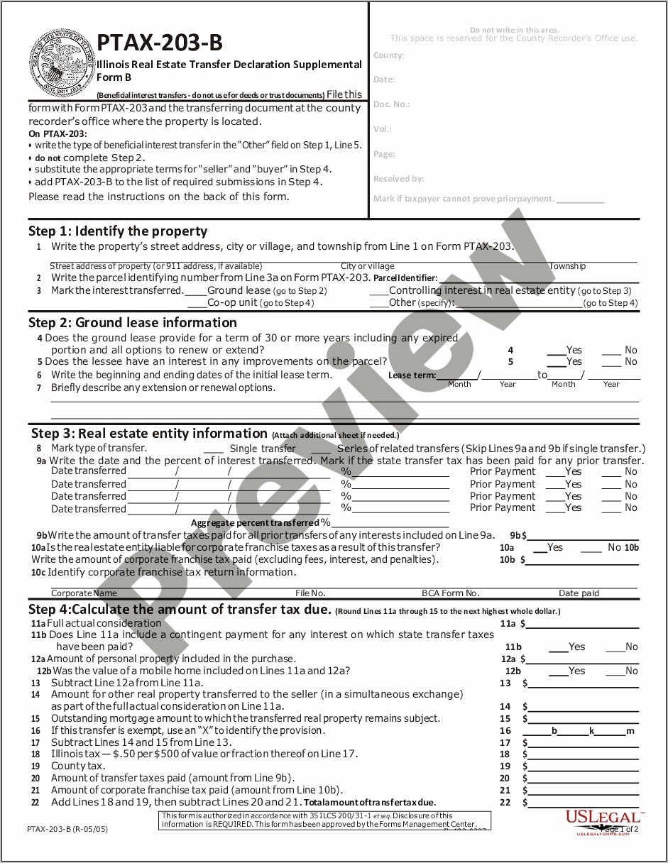 Template For Contract For Deed Illinois Free