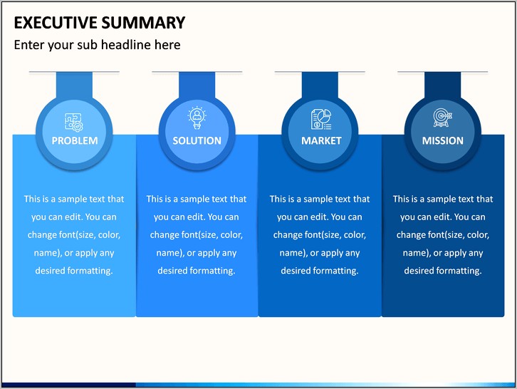 Template For Google Slides Executive Summary Free