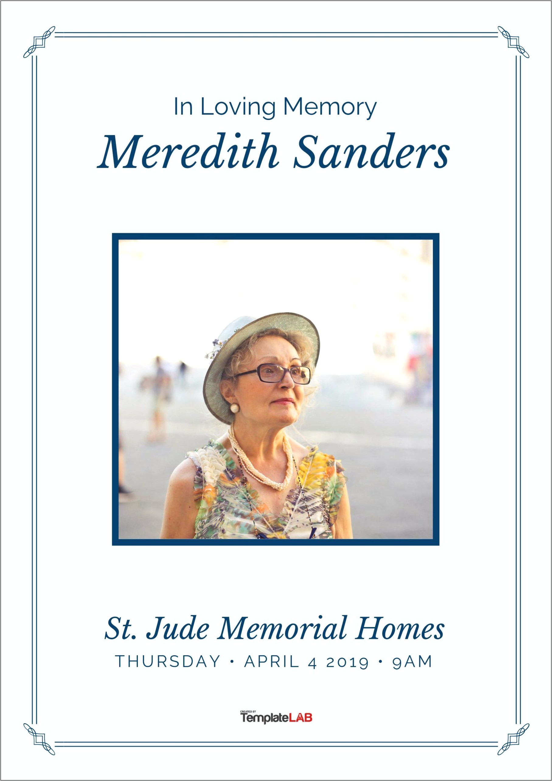 Template Order Of Service Funeral Free Uk