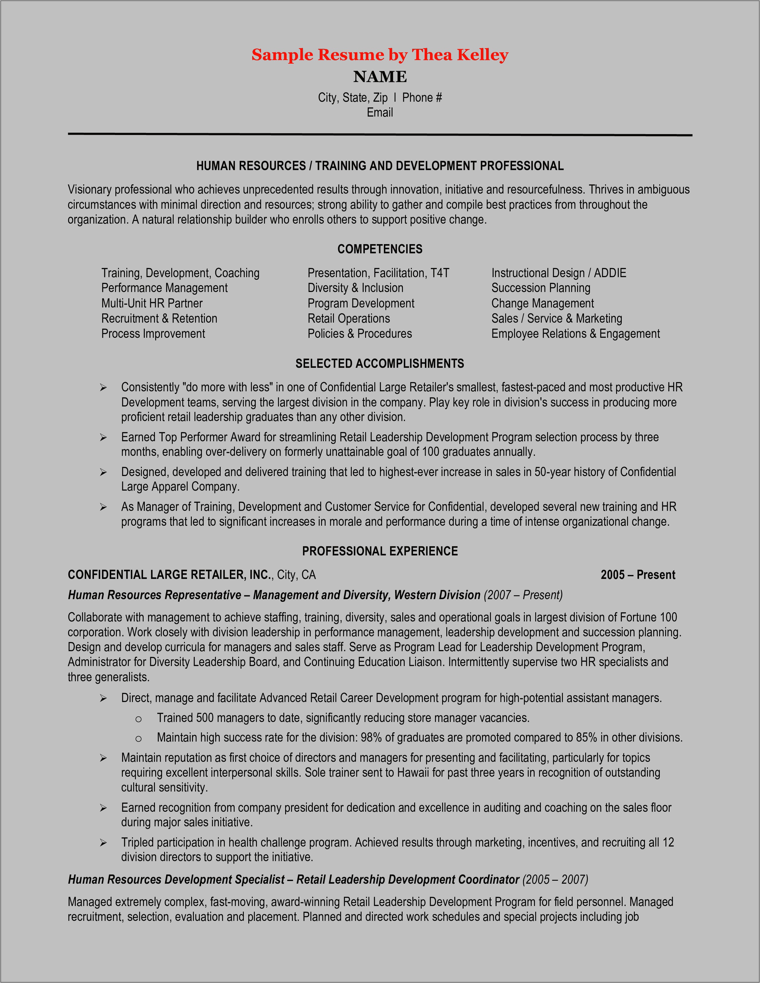 Template Resume Of Assistant Manager