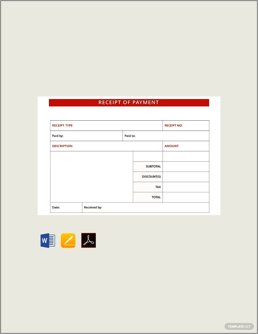 Template.netsales Receipt Template Free Pdf Word Documemts