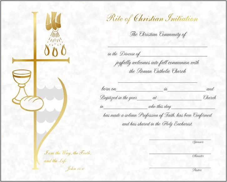 Templates For Baptism Certificate Free In Spanish