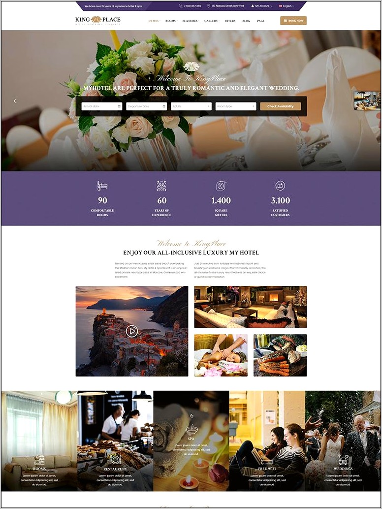 Templatic Hotel Booking WordPress Theme Free Download