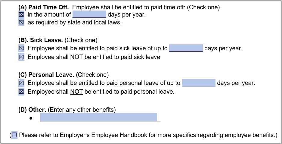 Temporary Employment Contract Template Free Download Uk