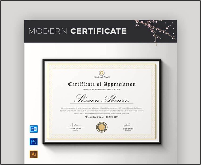 The Best Free Templates For Certificates Print Out