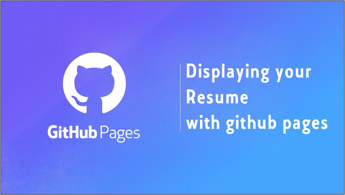 The Best Resume Template Github