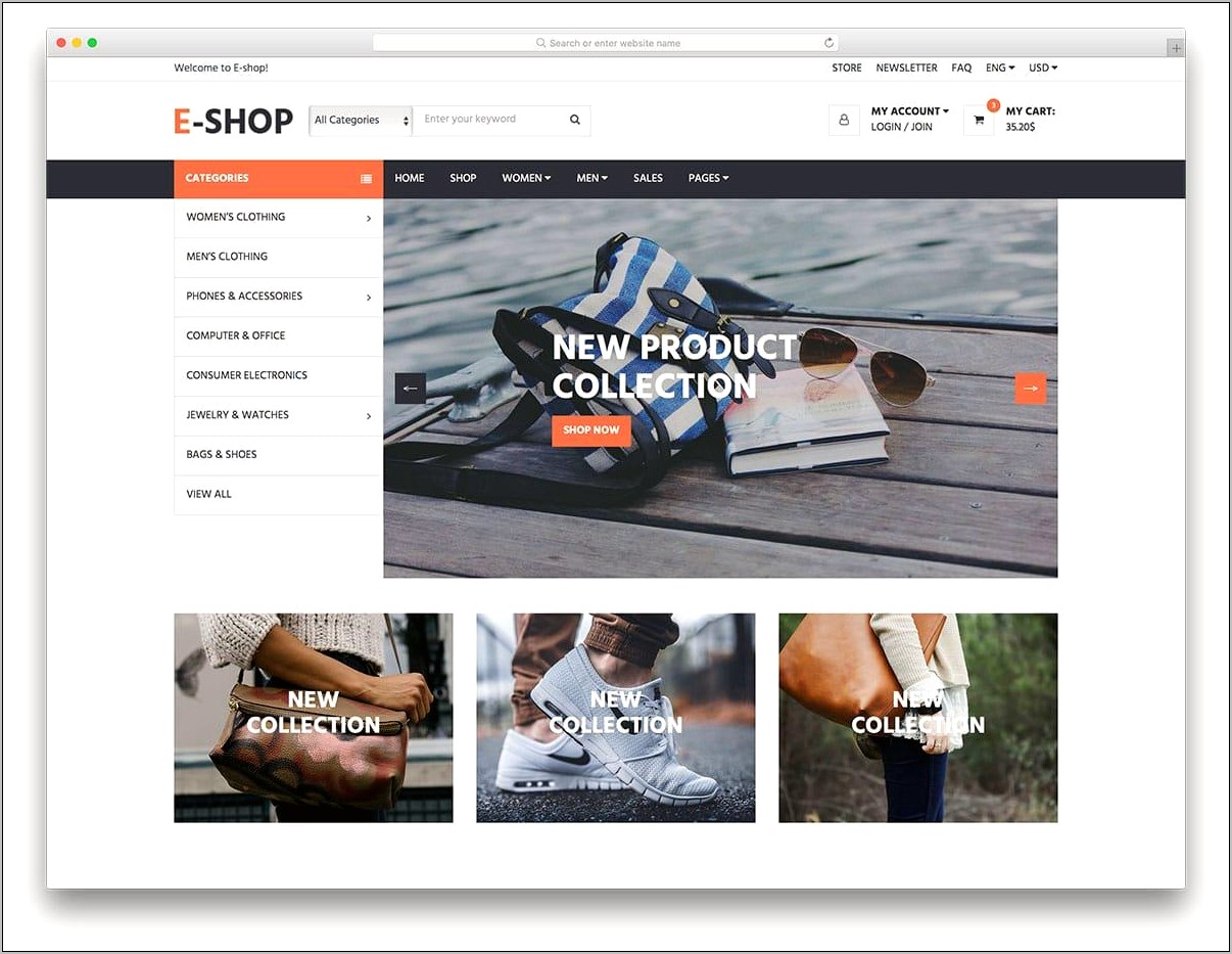 The Dmcs Ecommerce Html Responsive Template Free Download